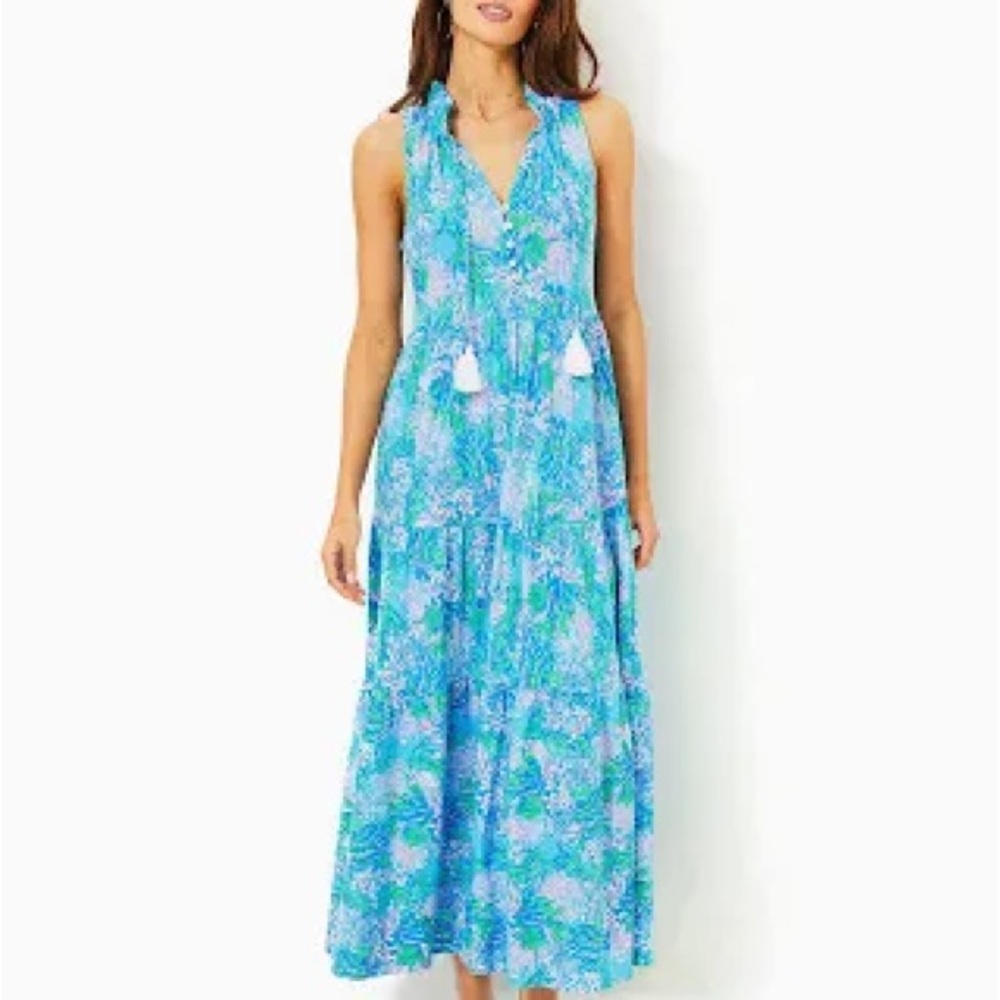 Lilly Pulitzer Malone Maxi Dress NWT